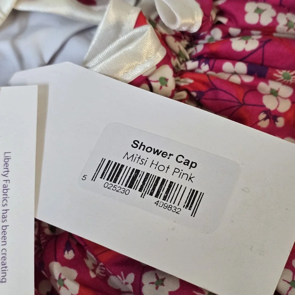 Alice Caroline Made In England Shower‎ Caps Betsy Turquoise Misti Hot Pink